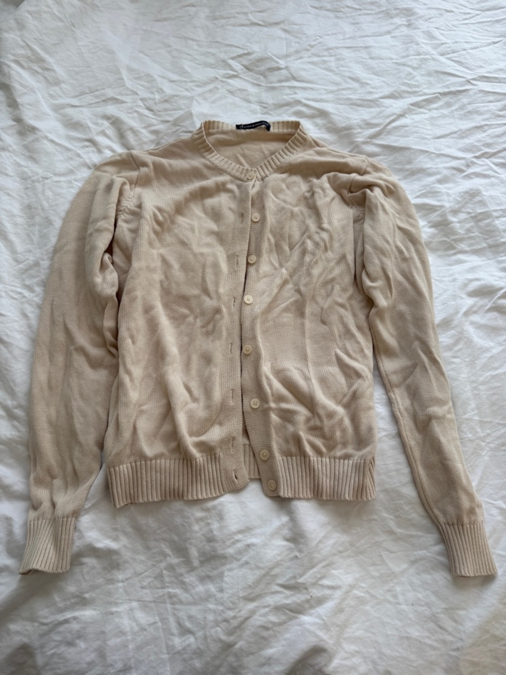 Brandy Melville Light Pink Button Women's Sweater Cardigan